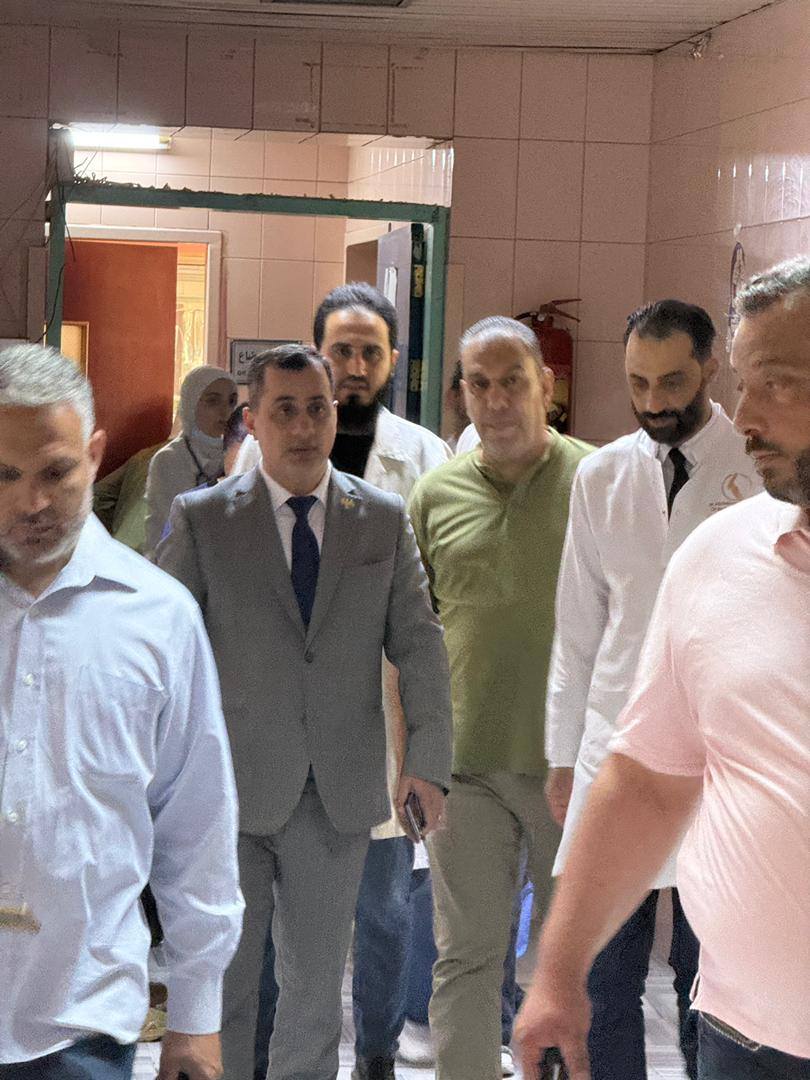 جولة تفقدية لمدير صحة دمشق على مستشفى دمشق في أول أيام عيد الأضحى المبارك